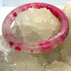 🌸Sakura Rain Rhodonite Bangle🌸